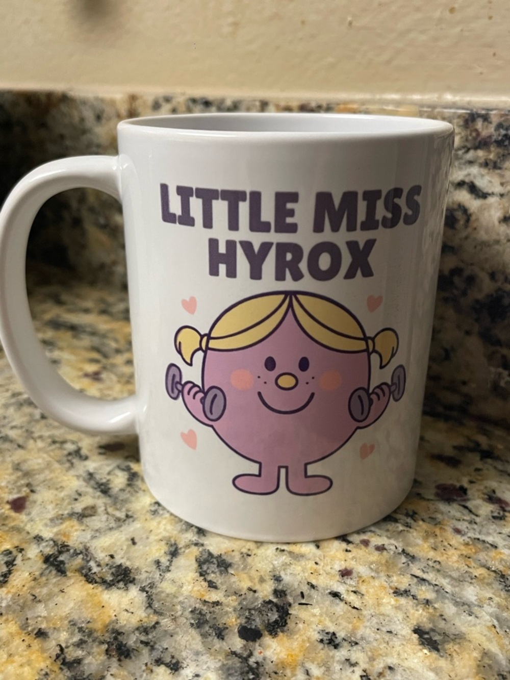 Little Miss Hyrox White Ceramic Coffee Mug